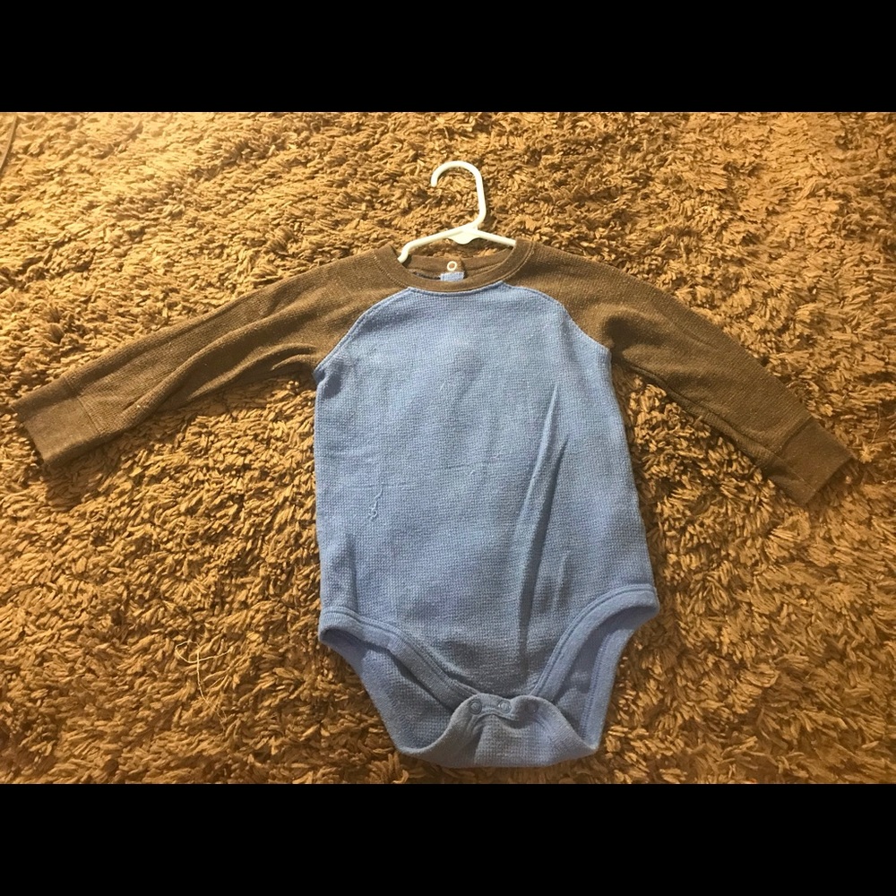 Blue and Grey onesie
